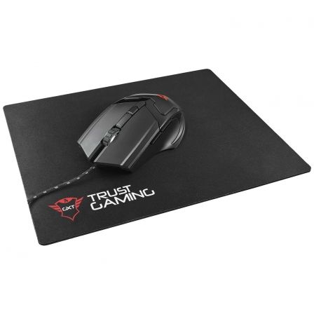 RATÓN Y ALFOMBRILLA GAMING TRUST GXT 782 - 4800PPP - 6 BOTONES - LOGOTIPO ILUMINADO - PAD CON TEXTURA SUAVE Y BASE ANTIDESLIZANTE RATÓN Y ALFOMBRILLA GAMING TRUST GXT 782 - 4800PPP - 6 BOTONES - LOGOTIPO ILUMINADO - PAD CON TEXTURA SUAVE Y BASE ANTIDESLIZANTE